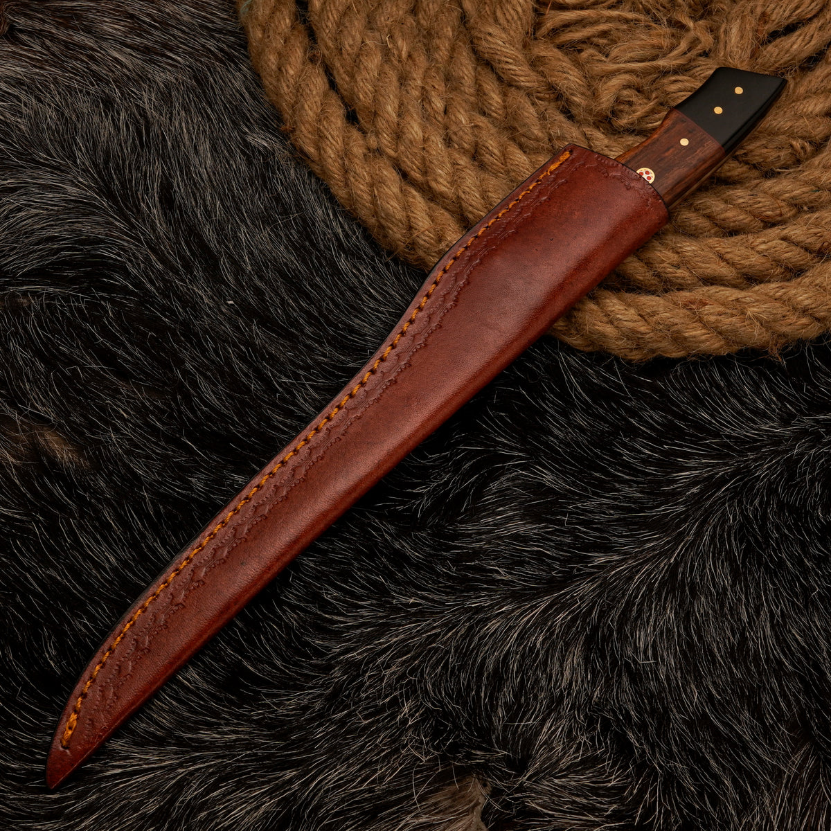 FISHING/FILLET KNIFE Handmade Damascus Steel Flexible Blade Knife Personalized Anniversary Gift Christmas Gift for Boyfriend Fixed Blade