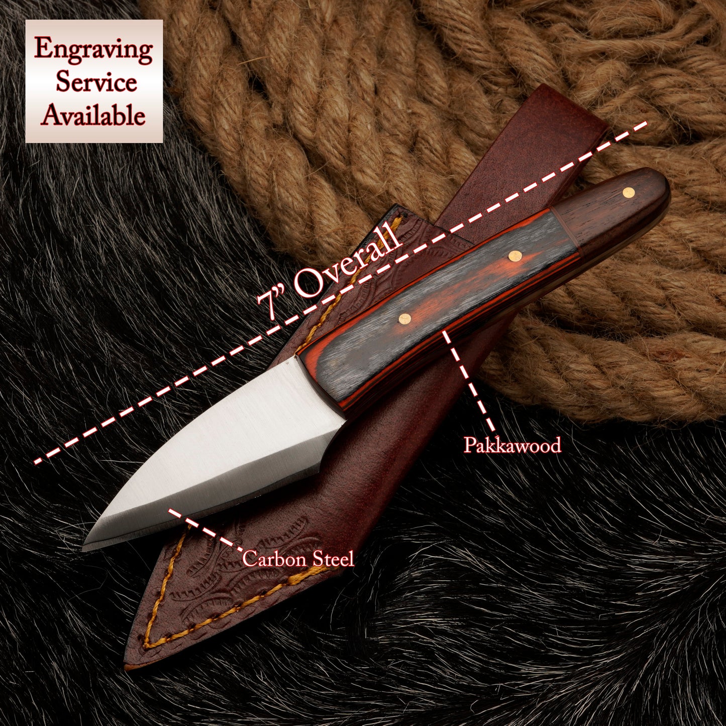 Custom Handmade Stainless Steel kiridashi Hunting Knife Camping Tool Personalized Engraved Knife Gift For Dad Christmas Gift Birthday Gift