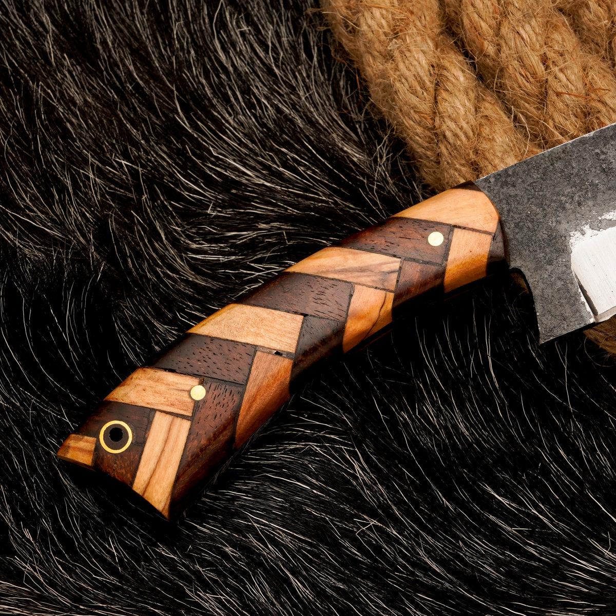 HUNTING SKINNER KNIFE Carbon Steel Skinner Knife Camping Knife Handmade Knife Gift For Son Engraved Skinner Birthday Gift Anniversary Gift