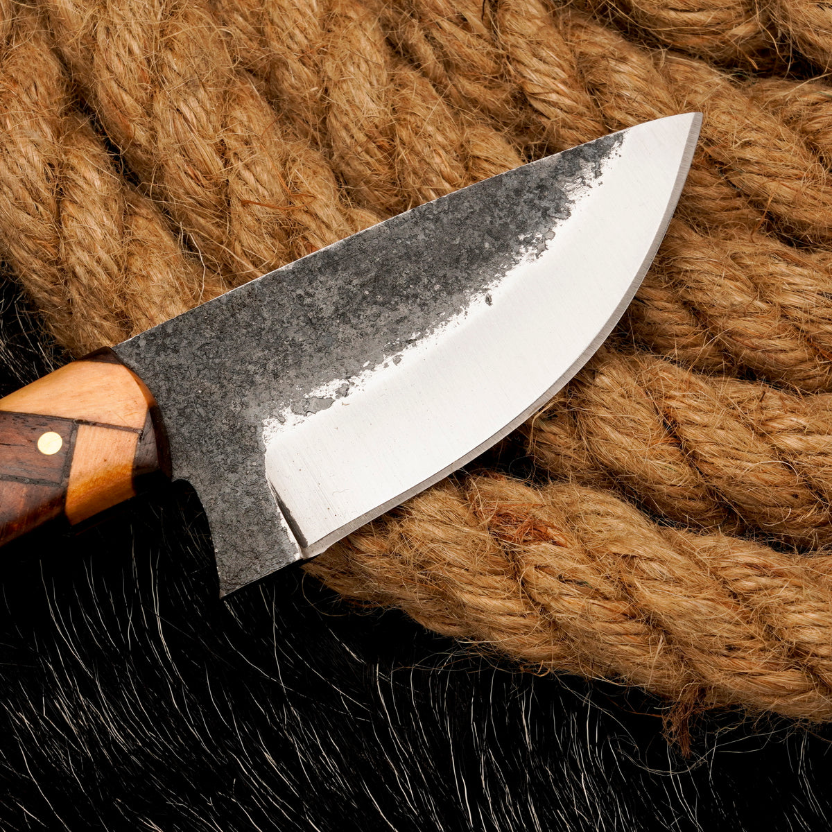 HUNTING SKINNER KNIFE Carbon Steel Skinner Knife Camping Knife Handmade Knife Gift For Son Engraved Skinner Birthday Gift Anniversary Gift