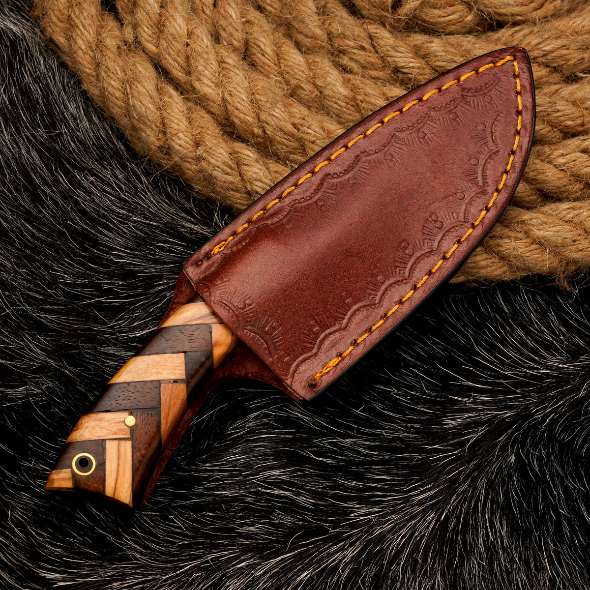 HUNTING SKINNER KNIFE Carbon Steel Skinner Knife Camping Knife Handmade Knife Gift For Son Engraved Skinner Birthday Gift Anniversary Gift