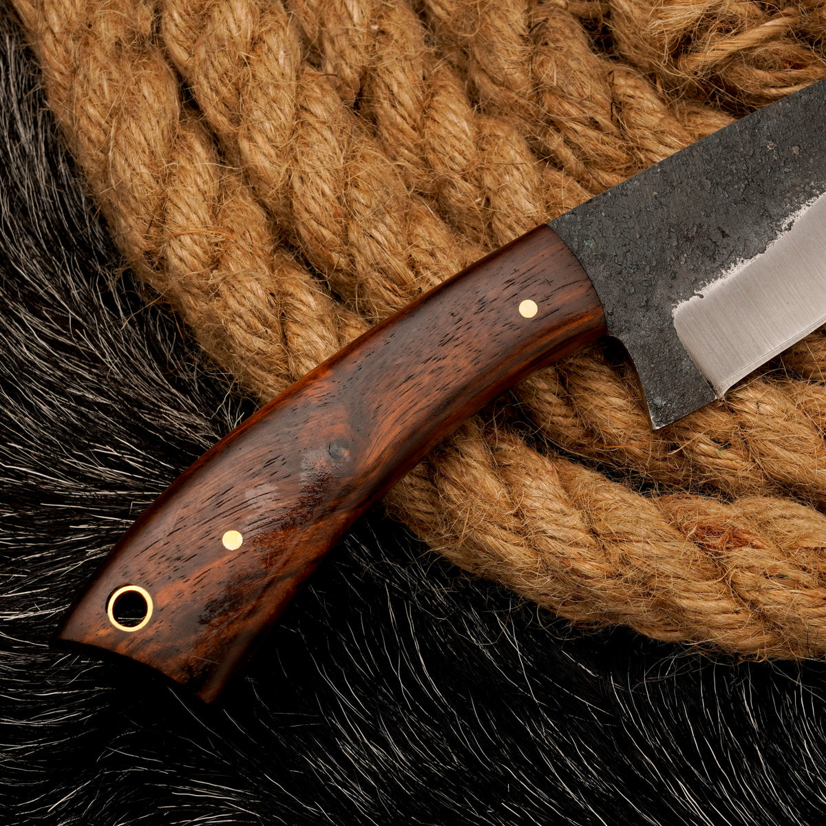 HUNTING SKINNER KNIFE Carbon Steel Skinner Knife Camping Knife Handmade Knife Gift For Son Engraved Skinner Birthday Gift Anniversary Gift