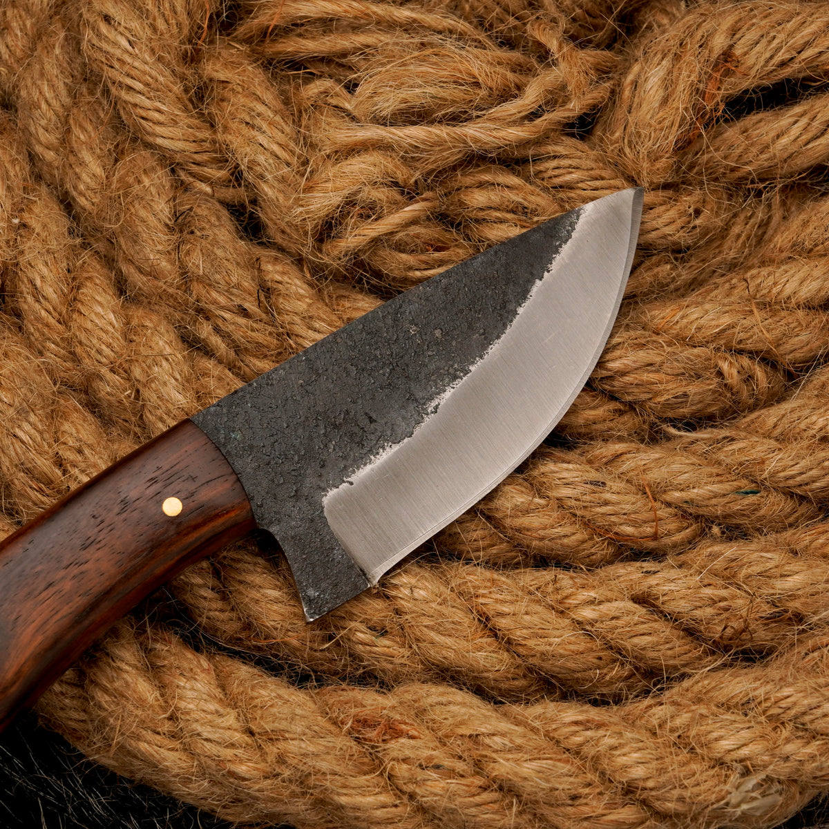 HUNTING SKINNER KNIFE Carbon Steel Skinner Knife Camping Knife Handmade Knife Gift For Son Engraved Skinner Birthday Gift Anniversary Gift