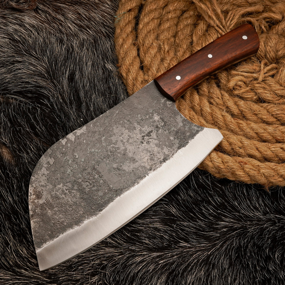Custom Handmade Carbon Steel Butcher CHEF CHOPPER Personalized Chopper Knife Gift For Dad Gift For Husband Christmas Gift Engraved Chopper