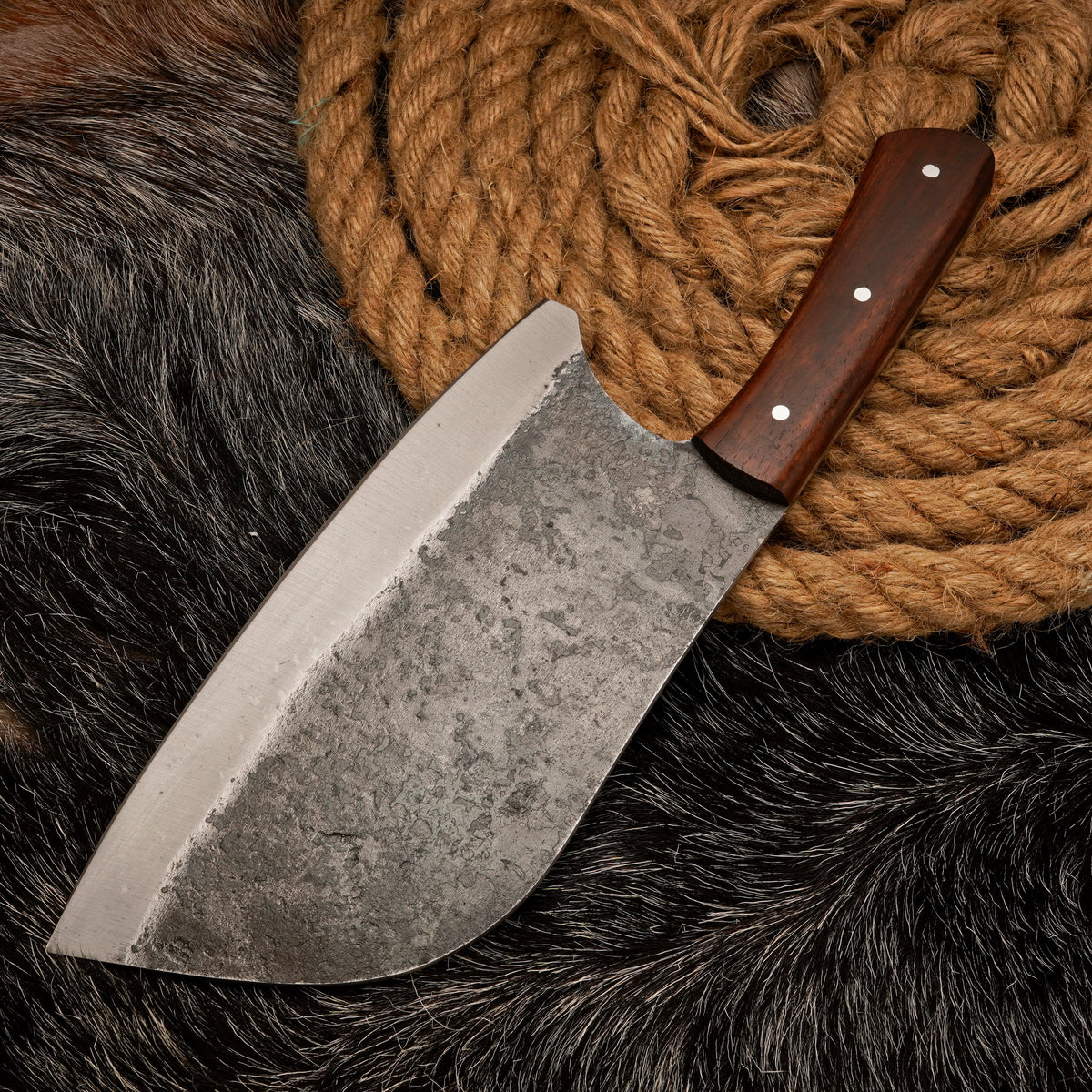 Custom Handmade Carbon Steel Butcher CHEF CHOPPER Personalized Chopper Knife Gift For Dad Gift For Husband Christmas Gift Engraved Chopper