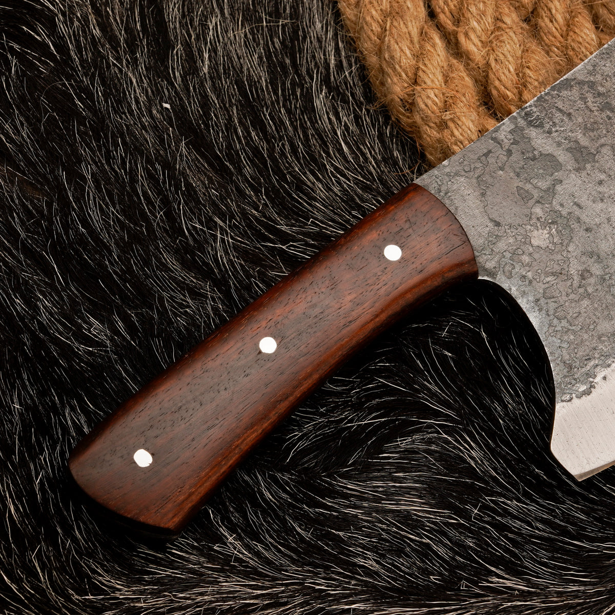 Custom Handmade Carbon Steel Butcher CHEF CHOPPER Personalized Chopper Knife Gift For Dad Gift For Husband Christmas Gift Engraved Chopper