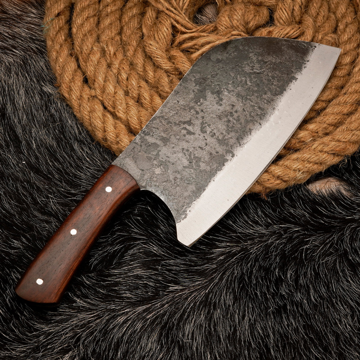 Custom Handmade Carbon Steel Butcher CHEF CHOPPER Personalized Chopper Knife Gift For Dad Gift For Husband Christmas Gift Engraved Chopper